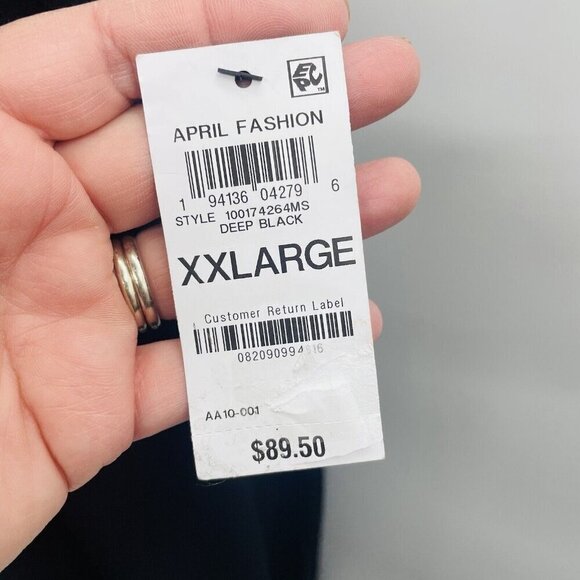 INC International Concepts Womens Size XXL Halter-Neck Midi Dress Black $89 038 - Picture 9 of 11